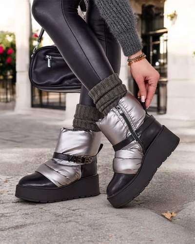 Royalfashion Women's Snow Boots Figior