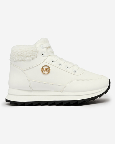 Royalfashion Women's insulated sports shoes in white Cerrto