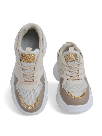 Royalfashion Women's sneakers with a thicker sole Lesalli