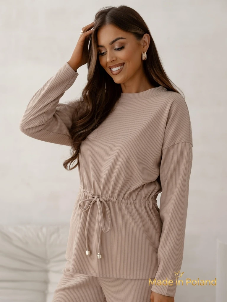 Royalfashion Cotton Women's set a'la sweater ribbed