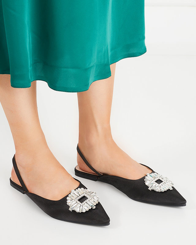 OUTLET Black ballerina slippers Etalli. Footwear