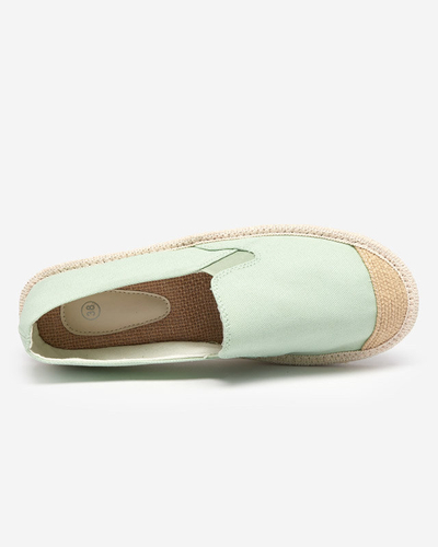 Piparmētru sieviešu espadrilas Joll- Footwear