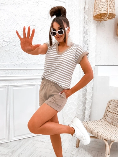 Royalfashion Cotton women's striped set