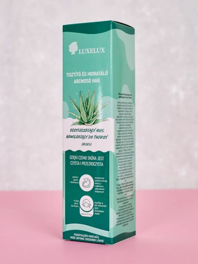 Luxelux Attīroša mitrinoša sejas putas ar alveju 150 ml