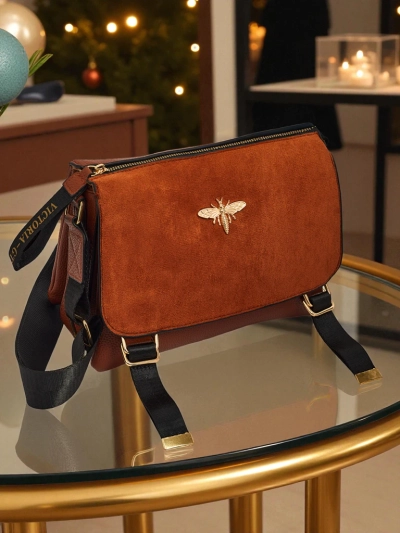 Small women's eco-leather handbag Tessaria