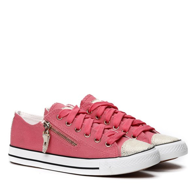 Pink sneakers with Likey inserts. Footwear 1