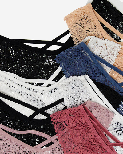 Sieviešu krūšturiņu biksītes 8 pāru komplektā - Apakšveļa