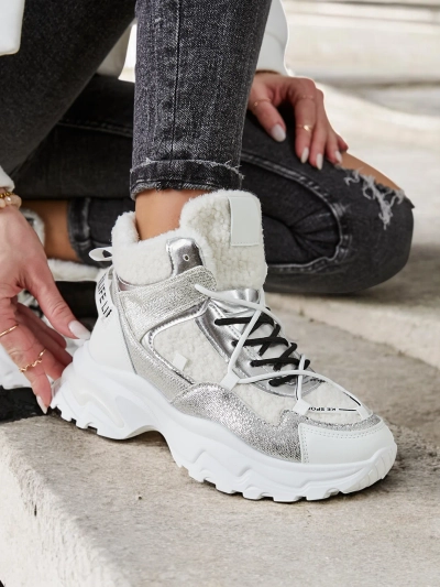 Royalfashion Women's Sneakers with Warm Lining Pieco