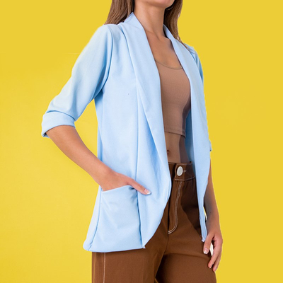 Blue women's unbuttoned bedspread - Clothing