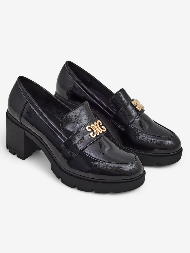 Royalfashion Women's heeled moccasins Blascos