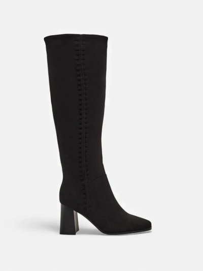 Women's Fottor Eco-Suede Block Heel Boots