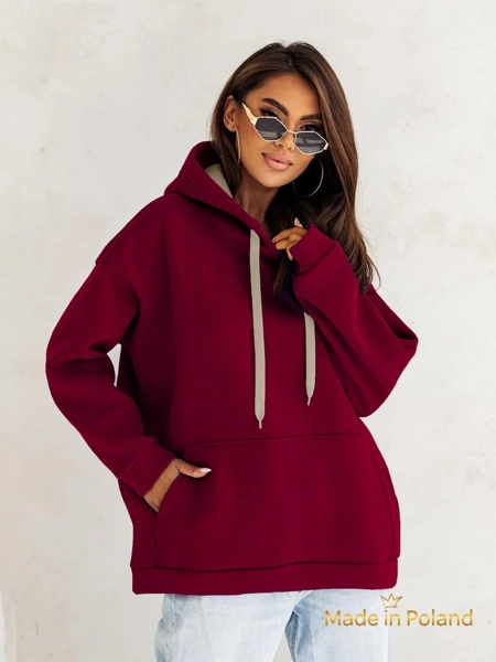Royalfashion Bluza damska z kaptureem oversize