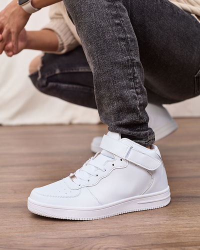 Royalfashion Sports men's high-top sneakers in white Detocci