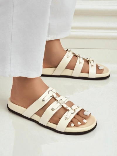 Royalfashion Women's Roman Style Flip-Flops Roma