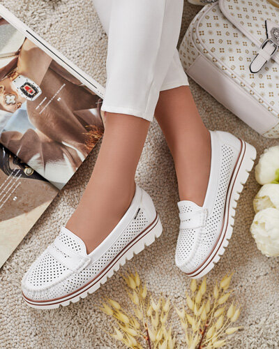 Royalfashion Sieviešu ažūra mokasīni Leteller