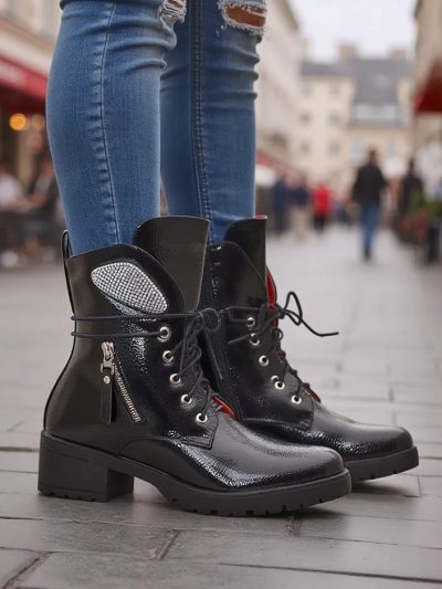 Royalfashion Женские ботинки на щиколотке рабочие ботинки Volio