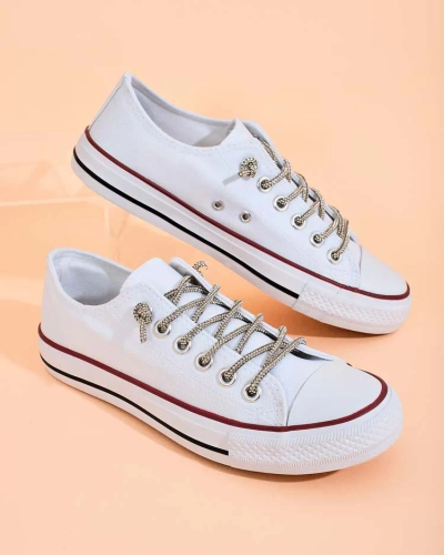 Royalfashion Sieviešu kedas ar dekoratīvām aukliņām Timi