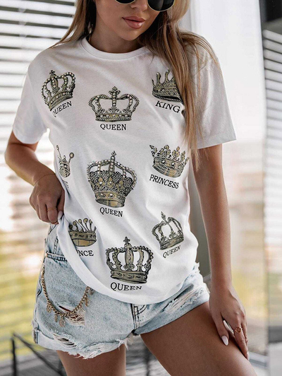 Royalfashion Women's printed t-shirt