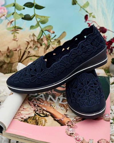 Royalfashion Sieviešu puspapēži ar zemu papēdi Dellio