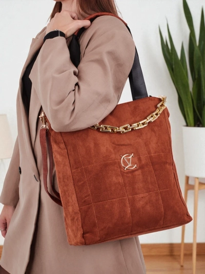 Women's shopper bag eco suede Twilight Life