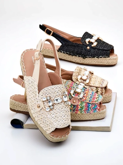 Royalfashion Women's espadrilles with open toe
