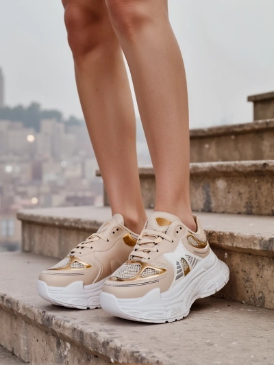 Royalfashion Women's Sneakers on a Thick Sole Ovelba