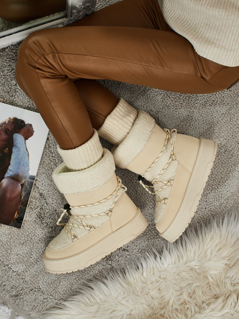 Buty a'la śniegowce damskie Quill Haven Lavish