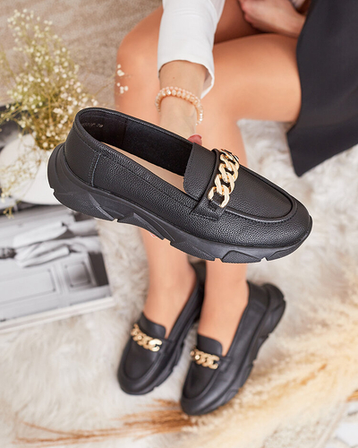 Royalfashion Moccasins with ornament on the nose Asedasel