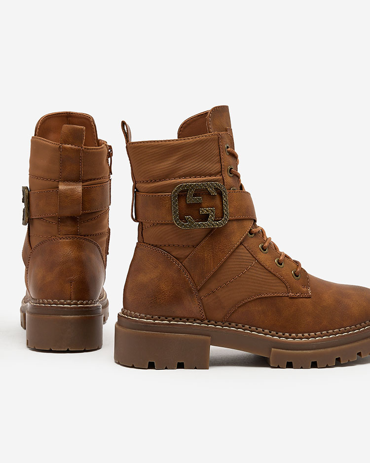 Royalfashion Women's bagger boots in brown Muasers