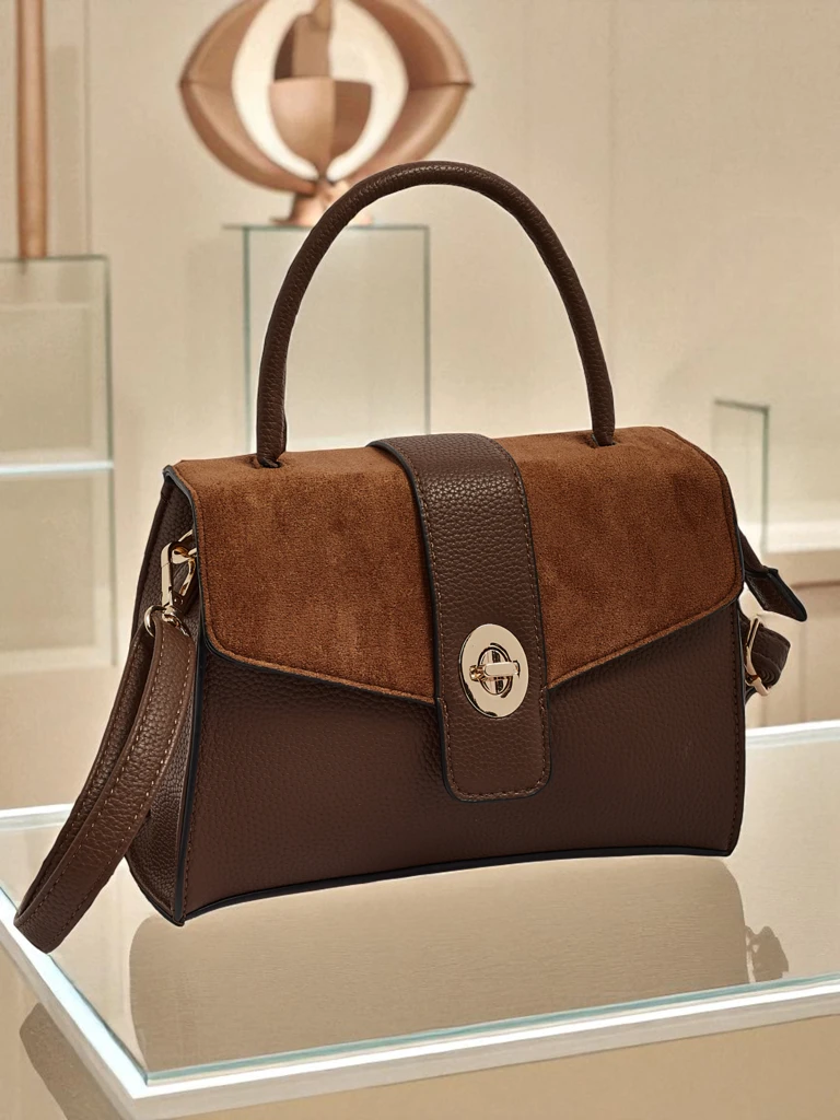 Small women's eco-leather bag Zyora