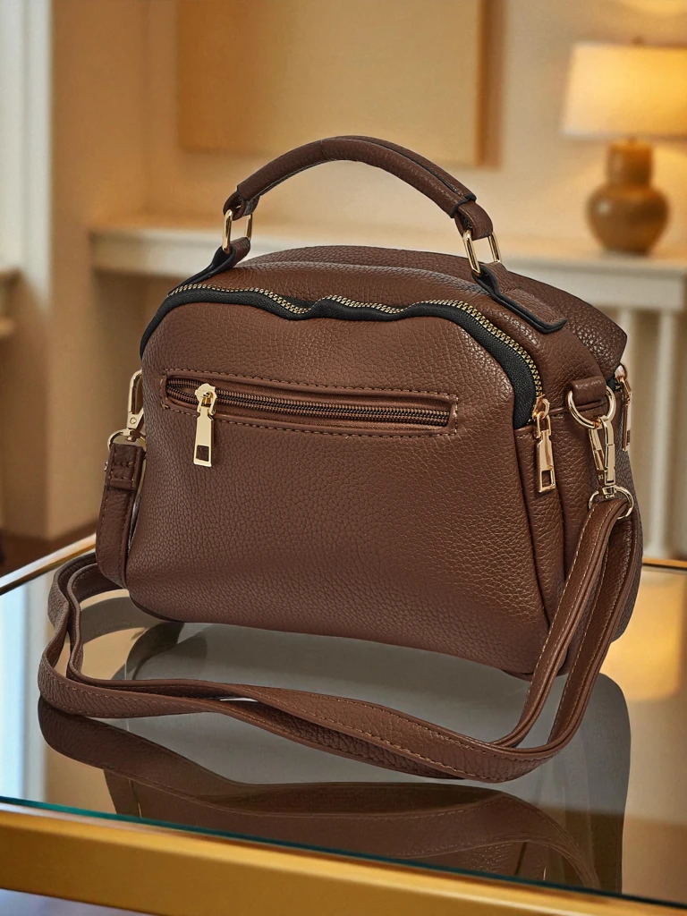 Small women's eco-leather bag Melisse