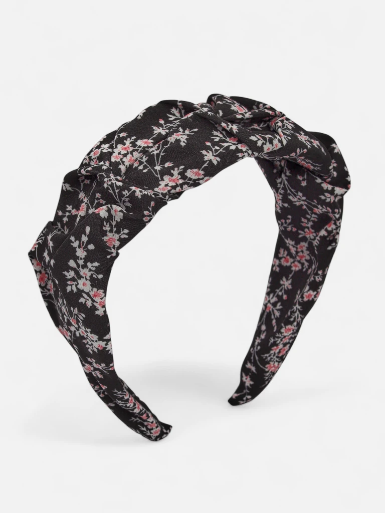 Royalfashion Hairband with Ruching and Print