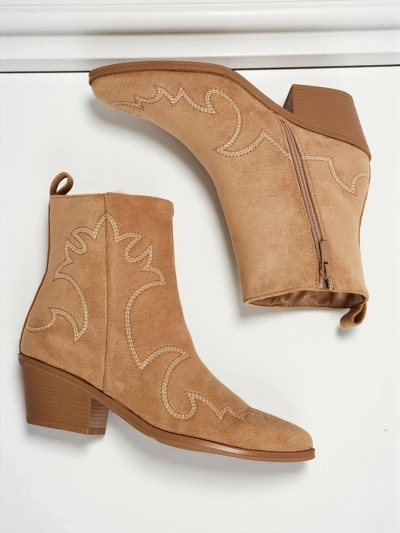 Женские ботинки-ковбойки Velvet Ash – на каблуке