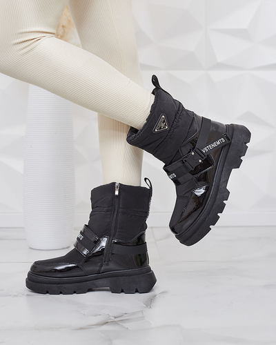 Royalfashion Women's snow boots in black Fiellar