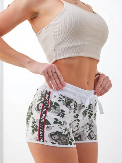 Royalfashion Cotton women's shorts in spring flowers