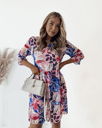 Royalfashion Женское цветочное мини-платье