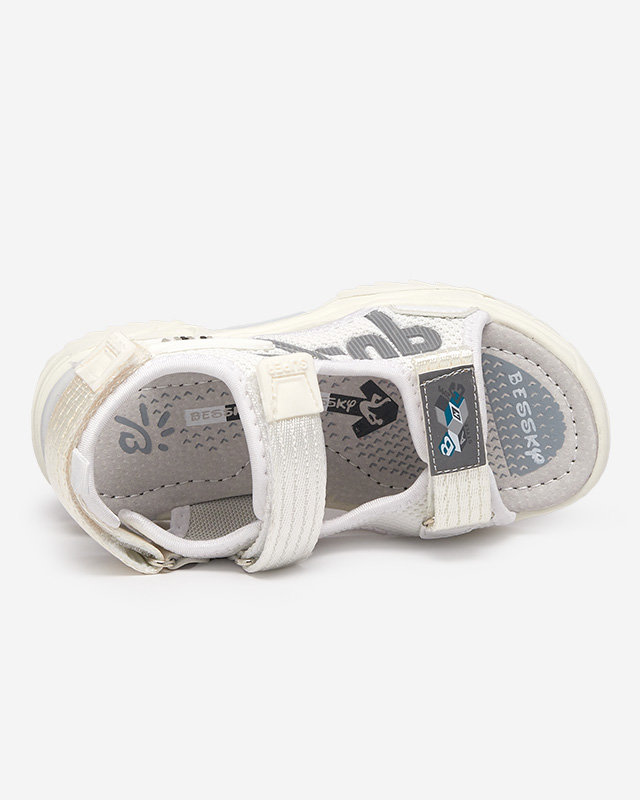 Doniso white children's sandals - Footwear