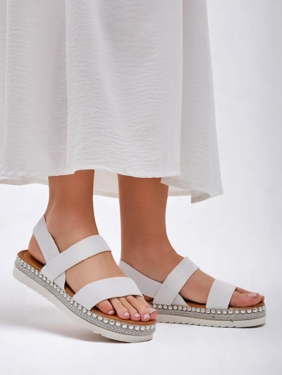 Royalfashion Women's sandals with a decorative sole Zindas