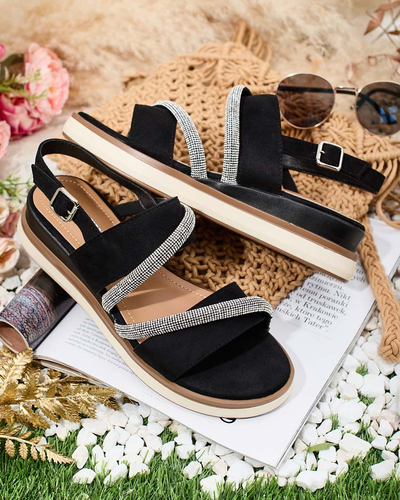 Royalfashion Женские сандалии Obissa на низком каблуке