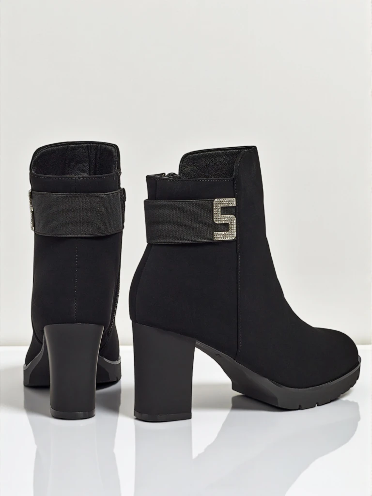 Женские ботильоны Mireliq из экокожи на каблуке-столбике