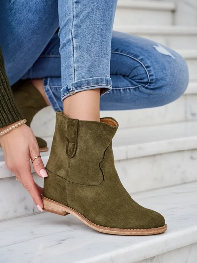 Ботинки Royalfashion в стиле ковбоя на покрытом клиновидном каблуке Patorias