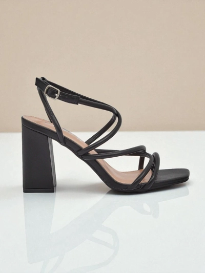 Royalfashion Sieviešu sandales ar bloka papēdi Elysia