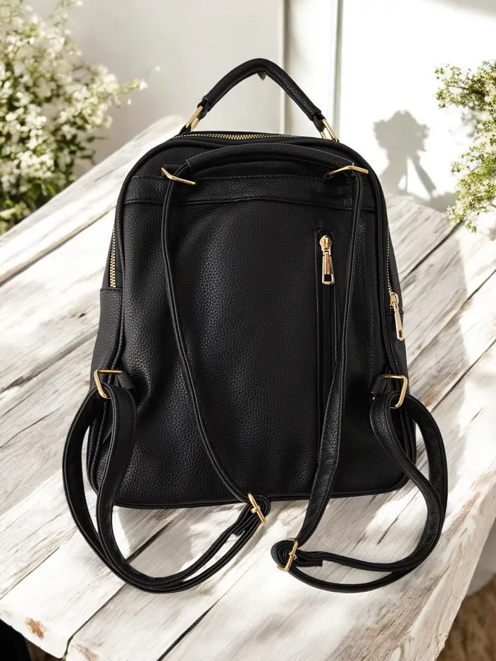 Royalfashion Small women's eco-leather backpack