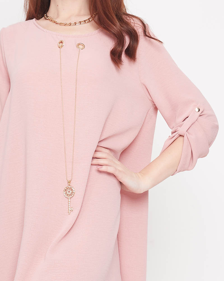 Light pink women's mini dress Clothing