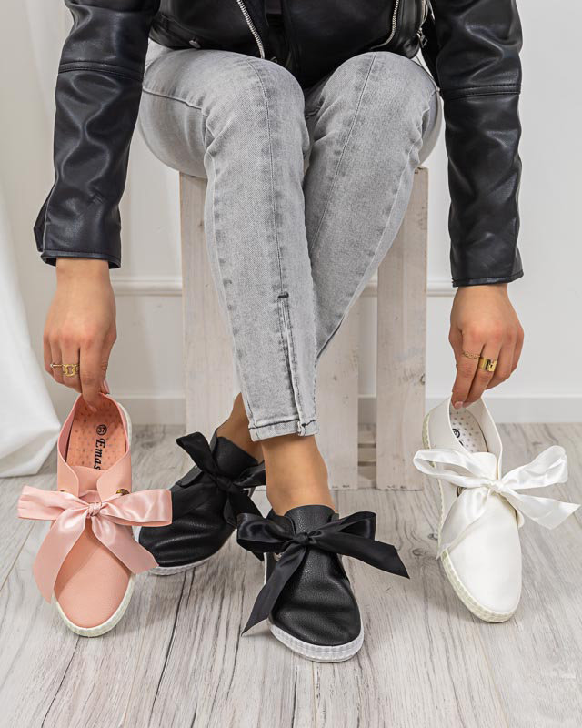 Black women's slip on sneakers Samhu - Footwear