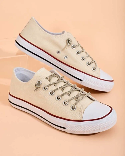Royalfashion Women's sneakers with decorative laces Timi