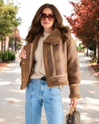 Royalfashion Sieviešu motociklistu jaka