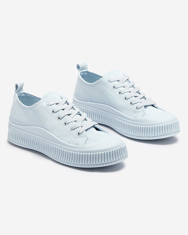 Светло-синие женские спортивные кроссовки Dollof- Footwear