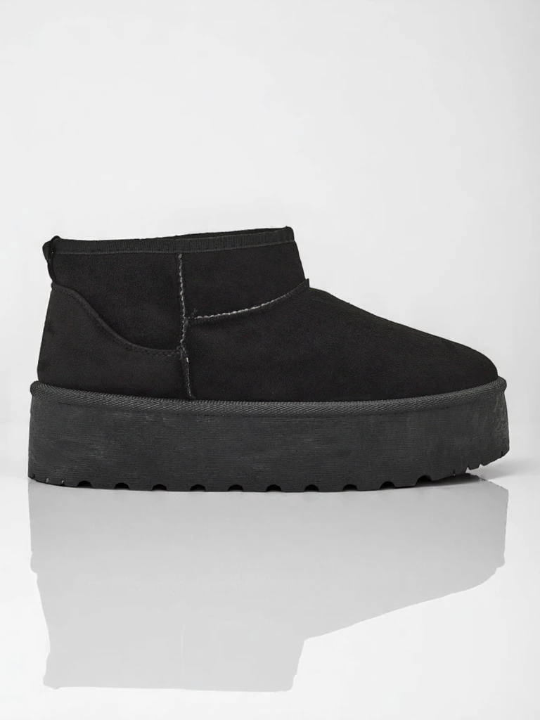 Royalfashion Women's platform a'la snow boots in black Dagodo
