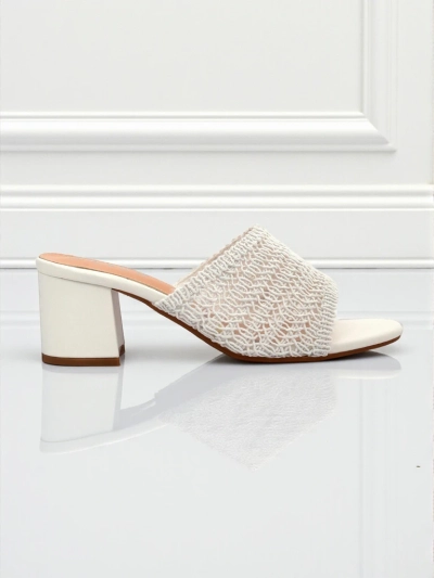 Royalfashion Женские шлепанцы на каблуке Sole Bloom